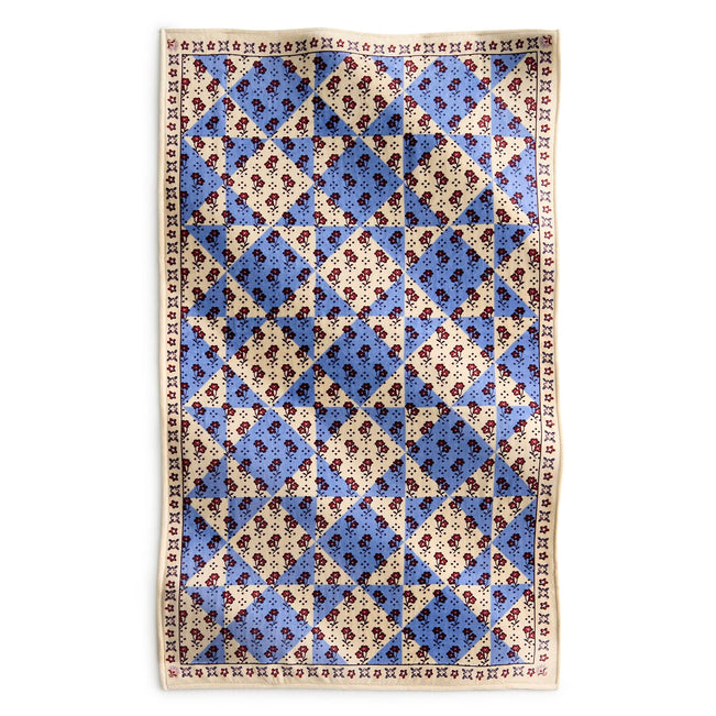 Plush Throw Blanket - Rachel Ditsy Patchwork - Image 1