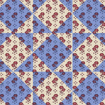 Plush Throw Blanket - Rachel Ditsy Patchwork - Image 2