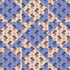 Plush Throw Blanket - Rachel Ditsy Patchwork - Swatch Image