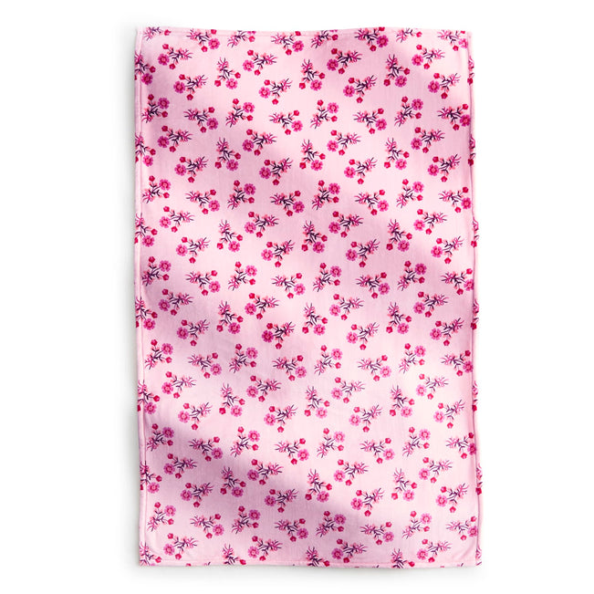 Plush Throw Blanket - Melissa Ditsy Pink - Image 1