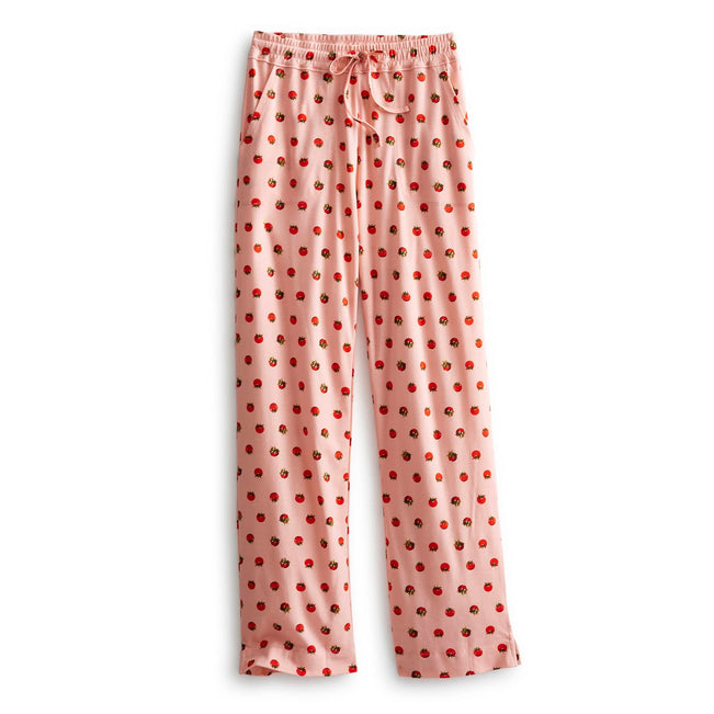 Button-Down Pajama Set - Tiny Tomatoes Coral / Small - Image 3