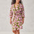 Knit Robe - Scattered Anemones Purple / XX Large - XXX Large - Image 2