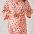 Knit Robe - Tiny Tomatoes Coral / XX Large - XXX Large - Image 2