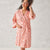 Knit Robe - Tiny Tomatoes Coral / XX Large - XXX Large - Image 3