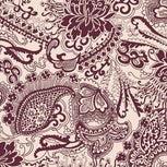 Zip Card Pouch - Eclectic Paisley Cottage Cream - Image 2
