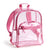 Clear Large Backpack-Ibis Rose-Image 1-Vera Bradley