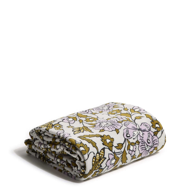 Outlet Essential Oversized Throw Blanket-Wild Prairie Lavender Butterfly-Image 1-Vera Bradley