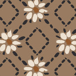 Outlet Essential Oversized Throw Blanket-Venetian Quilt Flower Tiger's Eye-Image 3-Vera Bradley