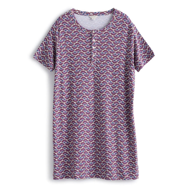 Outlet Henley Night Dress - Cotton | Vera Bradley Vera Bradley Outlet Store Outlet Henley Night Dress - Cotton | Vera Bradley Vera Bradley Outlet Store