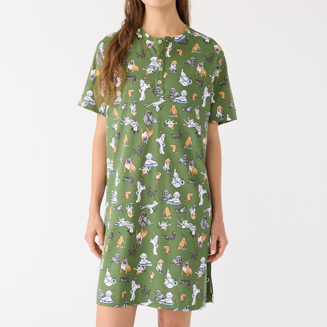 Outlet Henley Night Dress