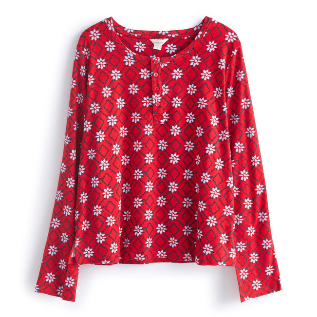 Outlet Henley Pajama Set-Image 2-Vera Bradley