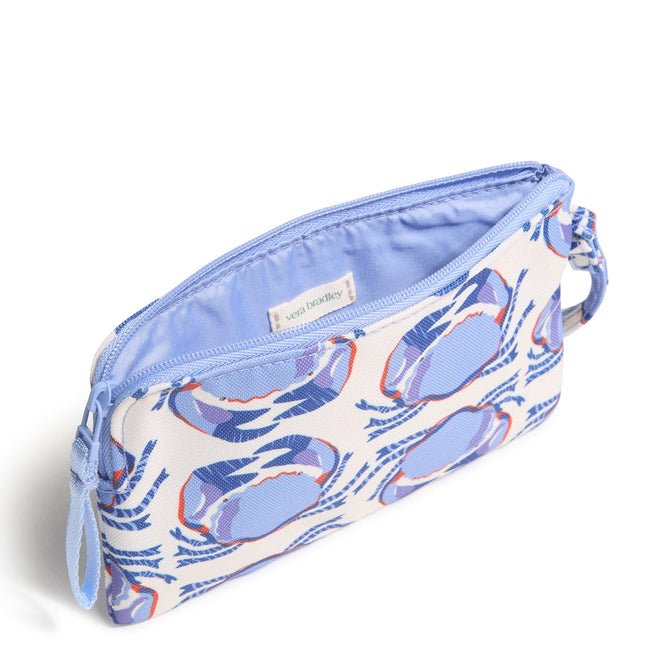 Outlet Essential Zip Wristlet-Feelin' Crabby-Image 2-Vera Bradley