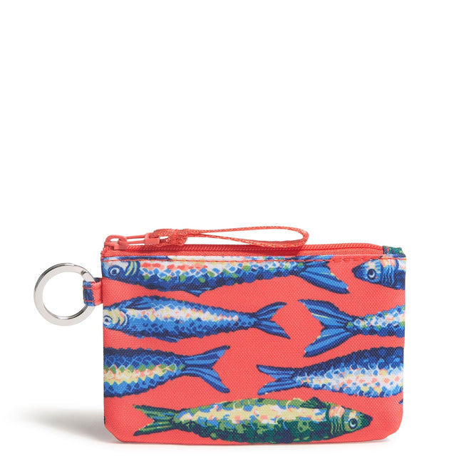 Outlet Zip ID Case-Fish Tale-Image 1-Vera Bradley