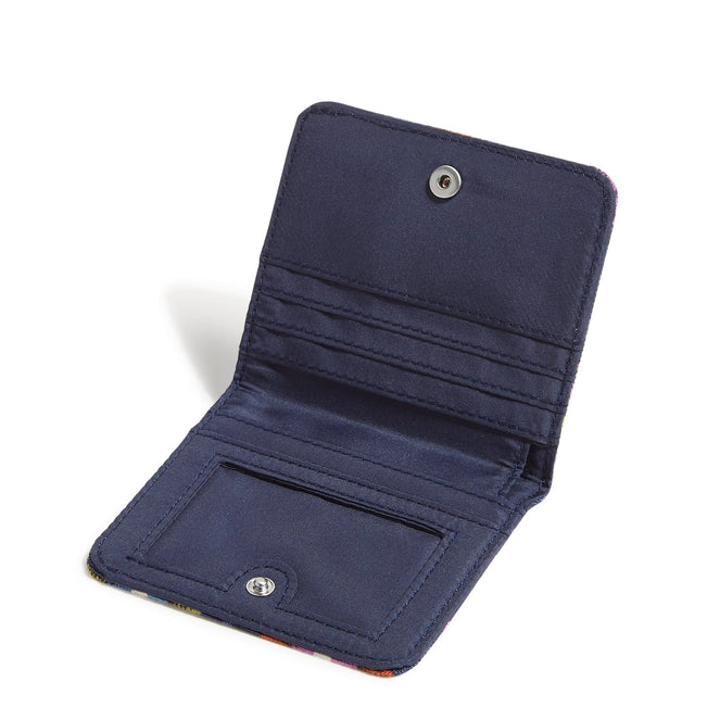 Outlet Essential Small Wallet-Center Stage Glow-Image 2-Vera Bradley