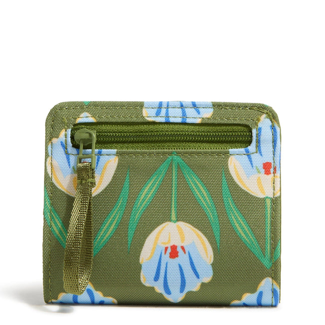 Outlet Essential Small Wallet-Tulip Rows-Image 1-Vera Bradley