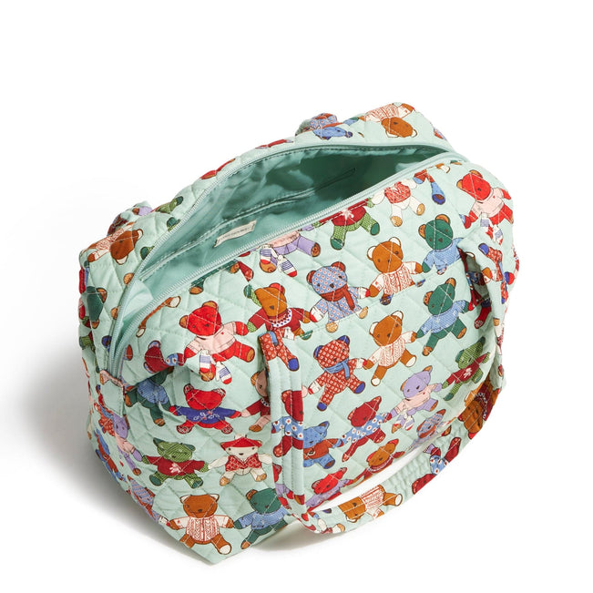 Outlet Slouchy Satchel-Toasty Teddies-Image 2-Vera Bradley