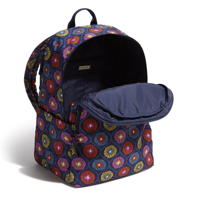 Outlet Essential Large Backpack-Center Stage Glow-Image 2-Vera Bradley