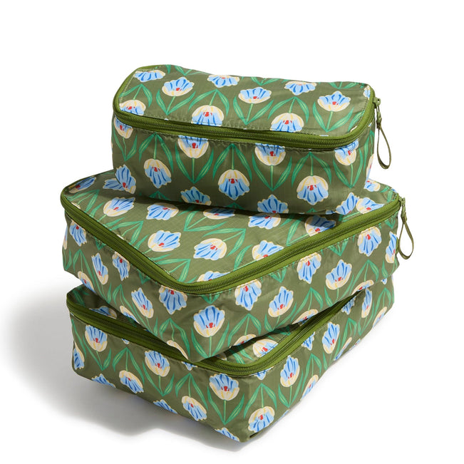 Outlet Essential Packing Cube Set-Tulip Rows-Image 1-Vera Bradley