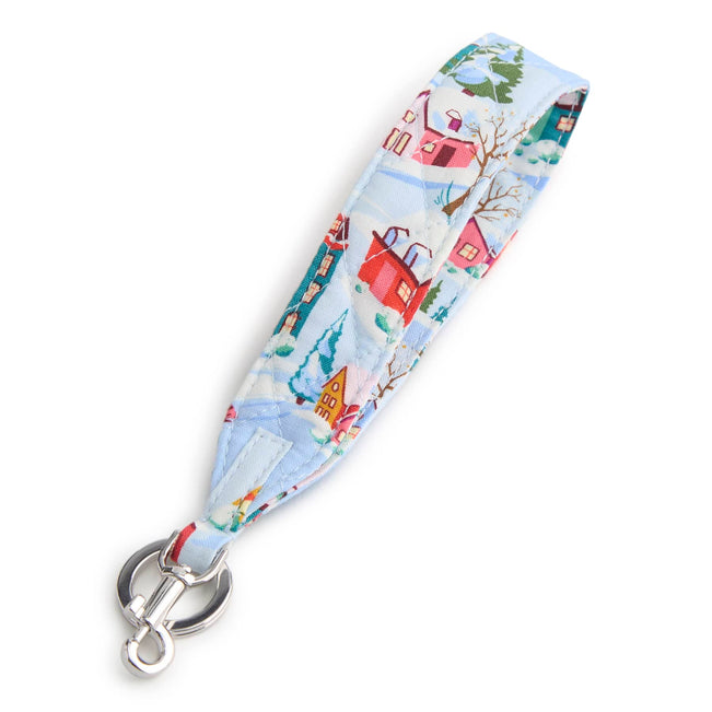 Outlet Wide Wristlet Strap - Holiday Houses - Image 1