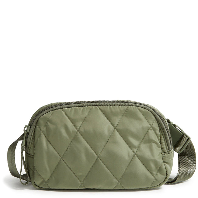 Outlet Mini Belt Bag-Deep Lichen Green-Image 1-Vera Bradley