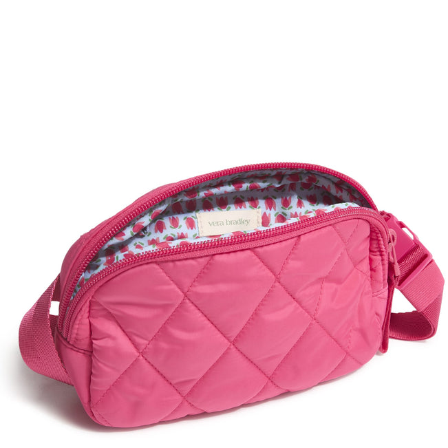 Outlet Mini Belt Bag-Peacock Pink-Image 2-Vera Bradley