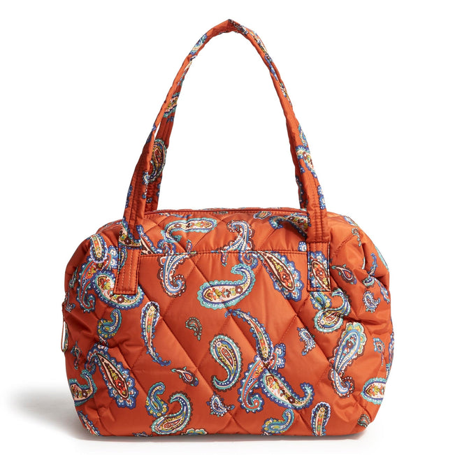 Outlet Slouchy Satchel-Manor Paisley-Image 1-Vera Bradley