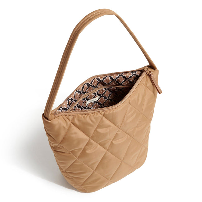 Outlet Slouchy Bucket Shoulder Bag-Tiger's Eye-Image 2-Vera Bradley