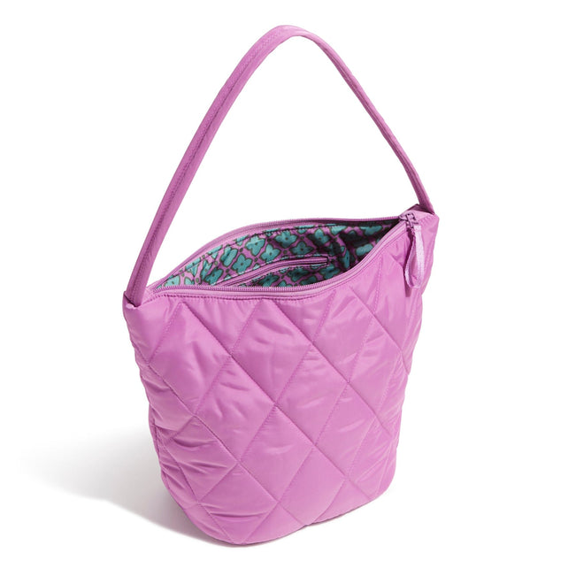 Outlet Slouchy Bucket Shoulder Bag-Iris Orchid-Image 2-Vera Bradley