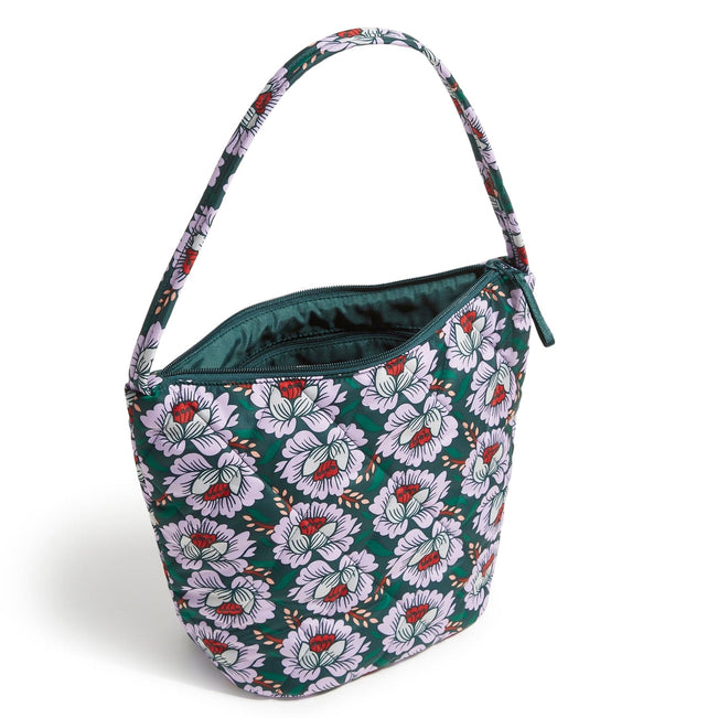 Outlet Slouchy Bucket Shoulder Bag-Lotus Sea Moss-Image 2-Vera Bradley