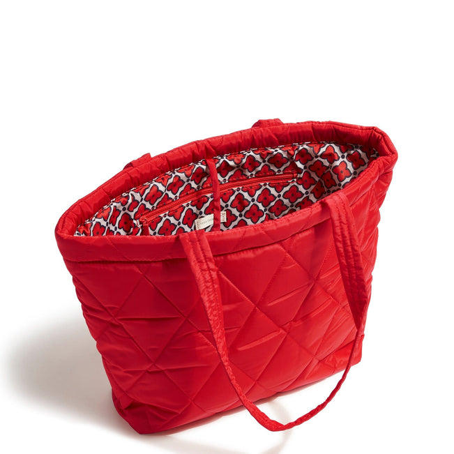 Outlet Small East West Tote-Goji Berry Red-Image 2-Vera Bradley