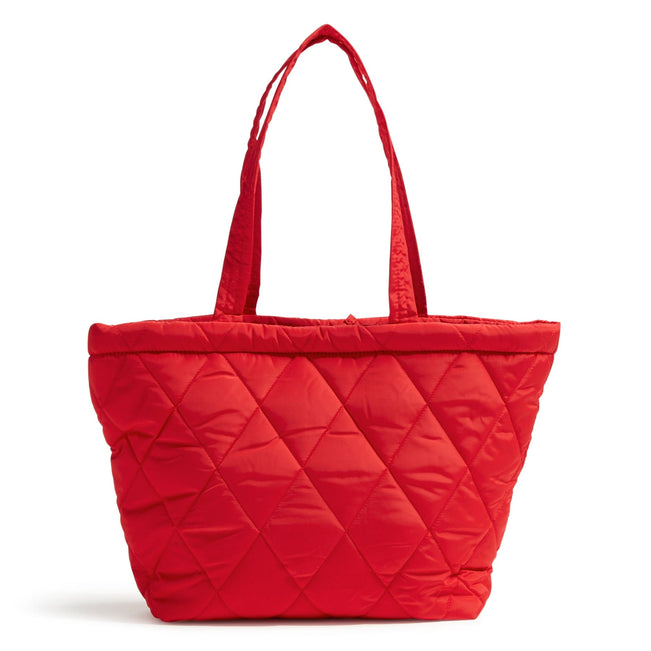 Outlet Small East West Tote-Goji Berry Red-Image 1-Vera Bradley