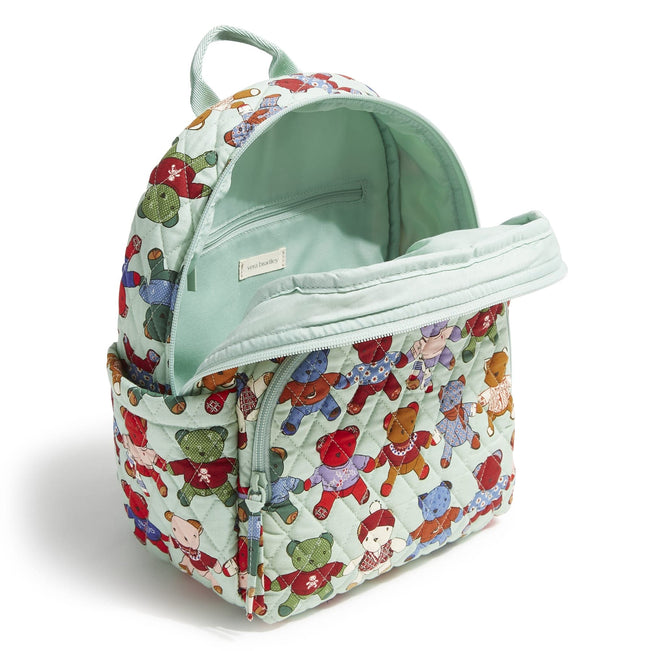 Outlet Essential Small Backpack-Toasty Teddies-Image 2-Vera Bradley