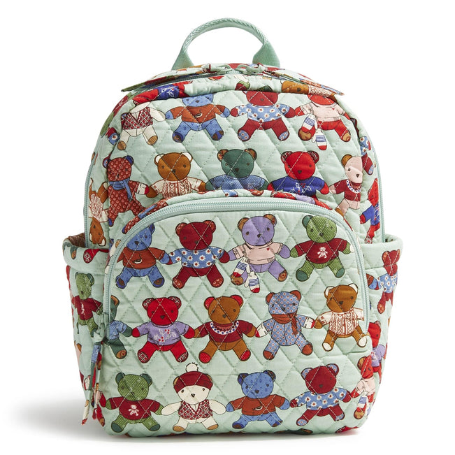 Outlet Essential Small Backpack-Toasty Teddies-Image 1-Vera Bradley