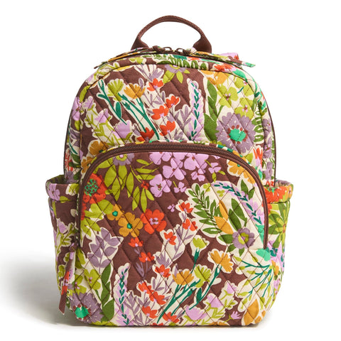 NWT Vera Bradley Essential Small Backpack Evening Garden Print Floral Quilted Outlet Essential Small Backpack - Cotton | Vera Bradley  main image 3