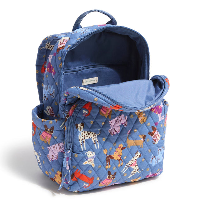 Outlet Essential Small Backpack-Bark Park-Image 2-Vera Bradley