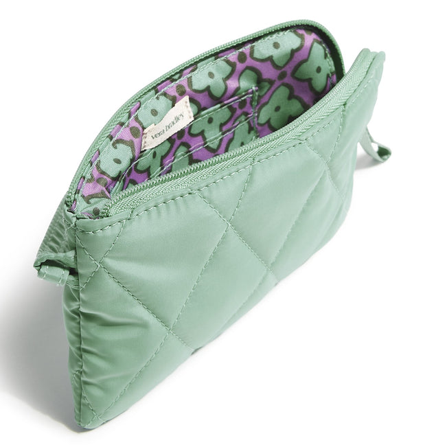 Outlet Essential Zip Wristlet-Beryl Green-Image 2-Vera Bradley