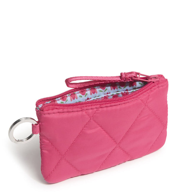 Outlet Zip ID Case-Peacock Pink-Image 2-Vera Bradley