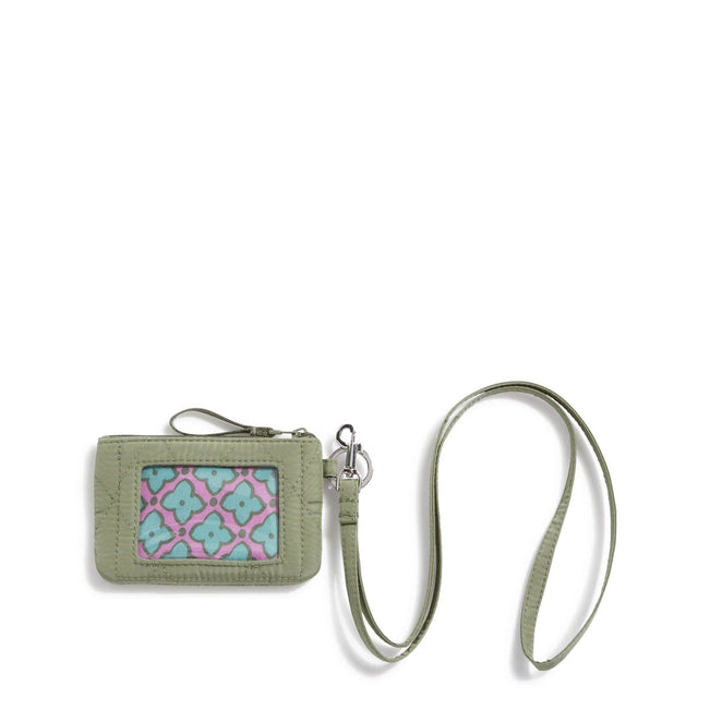 Outlet Zip ID Lanyard-Deep Lichen Green-Image 1-Vera Bradley