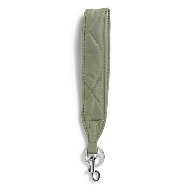 Outlet Wide Wristlet Strap-Deep Lichen Green-Image 1-Vera Bradley