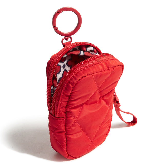 Outlet Pouch Key Chain-Goji Berry Red-Image 3-Vera Bradley