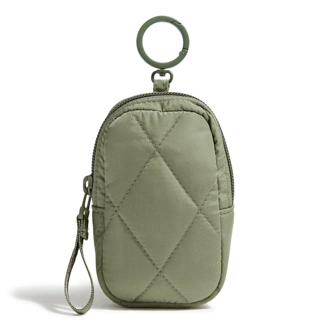 Outlet Pouch Key Chain-Deep Lichen Green-Image 1-Vera Bradley