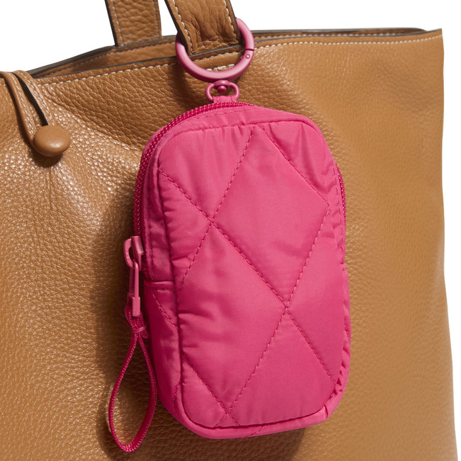 Outlet Pouch Key Chain-Peacock Pink-Image 2-Vera Bradley
