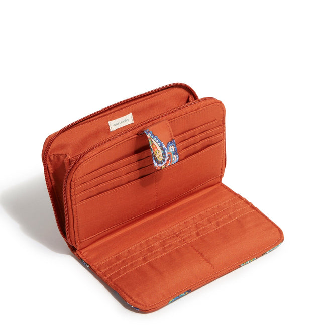 Outlet Essential Tab Wallet-Manor Paisley-Image 2-Vera Bradley
