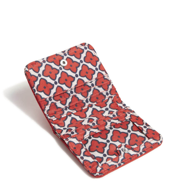 Outlet Essential Small Wallet-Goji Berry Red-Image 2-Vera Bradley