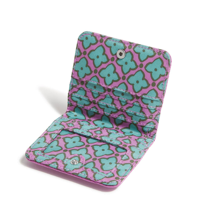 Outlet Essential Small Wallet-Iris Orchid-Image 2-Vera Bradley
