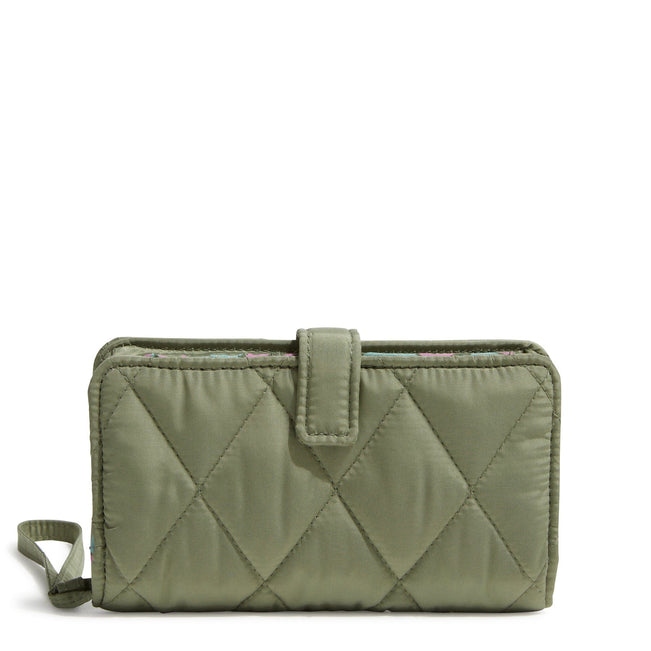 Outlet Phone Wristlet-Deep Lichen Green-Image 1-Vera Bradley