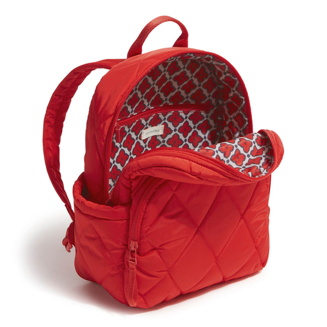 Outlet Essential Small Backpack-Goji Berry Red-Image 3-Vera Bradley