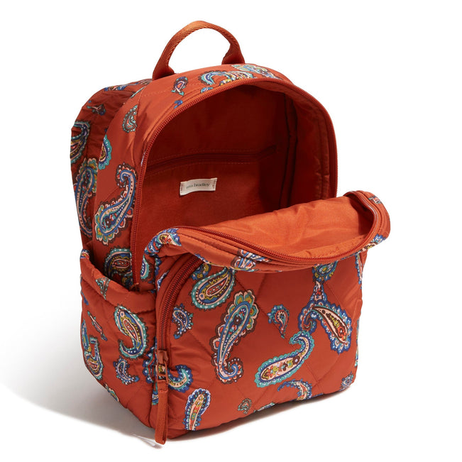 Outlet Essential Small Backpack-Manor Paisley-Image 2-Vera Bradley