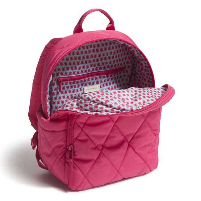 Outlet Essential Small Backpack-Peacock Pink-Image 2-Vera Bradley