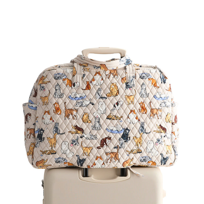 Outlet Large Weekender Travel Bag - A Cat's Life - Image 5